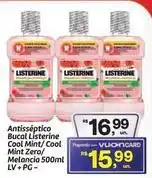 Fort Atacadista Listerine - antisséptico bucal cool mint/ cool mint zero/ melancia oferta