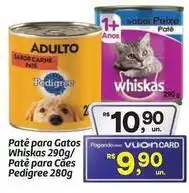 Fort Atacadista Pedigree - patê para gatos 290g/ patê para cães oferta
