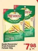 Fort Atacadista President - queijo mussarela/ prato fatiado oferta