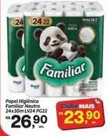 Fort Atacadista Familiar - papel higiênico neutro 24x30m lv24 oferta
