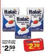 Fort Atacadista Italac - creme de leite oferta