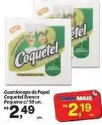Fort Atacadista Guardanapo de papel coquetel branco pequeno oferta