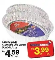 Fort Atacadista Life - assadeira de aluminio clean oual oferta
