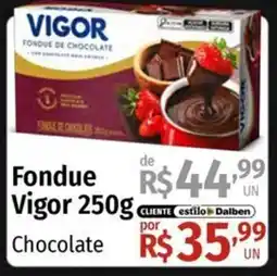 Supermercado Dalben Fondue Vigor oferta