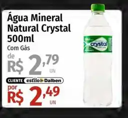 Supermercado Dalben Água mineral natural crystal oferta