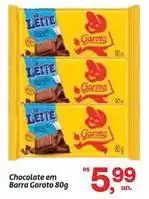 Fort Atacadista Garoto - chocolate em barra oferta