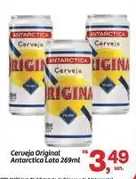 Fort Atacadista Antarctica - cerveja original lata oferta