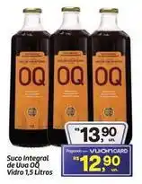 Fort Atacadista Oq - suco integral de uva oq vidro 1,5 litros oferta