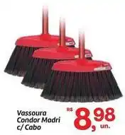 Fort Atacadista Condor - vassoura madri c/ cabo oferta