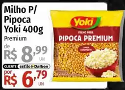 Supermercado Dalben Milho p/ pipoca yoki premium oferta