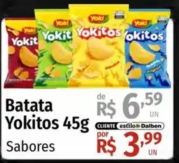 Supermercado Dalben Batata yokitos sabores oferta