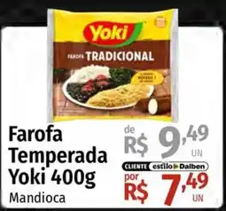 Supermercado Dalben Farofa temperada yoki oferta