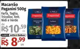 Supermercado Dalben Macarrão Paganini oferta