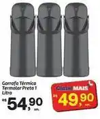 Fort Atacadista Térmica - garrafa térmica termolar preta 1 litro oferta