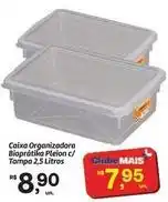 Fort Atacadista Pleion - caixa organizadora biopratika c/ tampa oferta