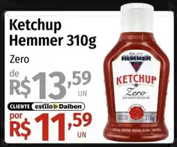 Supermercado Dalben Ketchup hemmer zero oferta