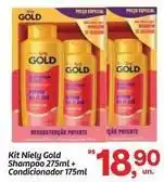 Fort Atacadista Niely - kit gold shampoo + condicionador oferta
