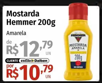 Supermercado Dalben Mostarda hemmer amarela oferta