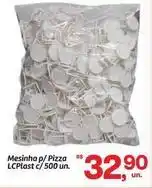 Fort Atacadista Mesinha p/ pizza lcplast c/ 500 un oferta