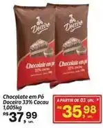 Fort Atacadista De - chocolate em pó doceiro 33% cacau oferta