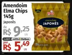 Supermercado Dalben amendoim elma chips japonês oferta