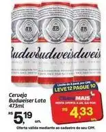 Fort Atacadista Budweiser - cerveja lata oferta
