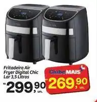 Fort Atacadista Chic - fritadeira air fryer digital lar 3,5 litros oferta