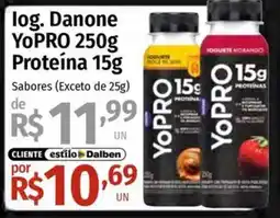 Supermercado Dalben log. Danone YoPRO oferta