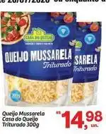 Fort Atacadista Casa do queijo - queijo mussarela triturado oferta