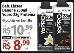 Supermercado Dalben Beb. Láctea Danone 250ml Yopro 23g Proteína Chocolate ou Baunilha oferta