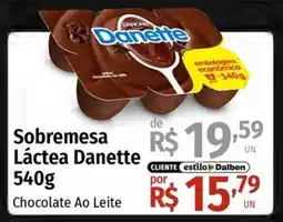 Supermercado Dalben Sobremesa Láctea Danette oferta