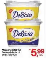 Fort Atacadista Delícia - margarina creme de leite c/ou s/sal oferta