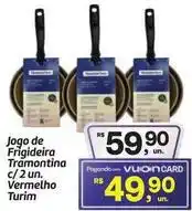Fort Atacadista De - jogo de frigideira tramontina c/ 2 un. vermelho oferta