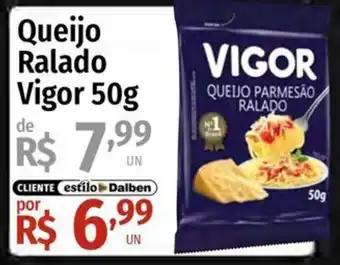Supermercado Dalben Queijo ralado vigor oferta