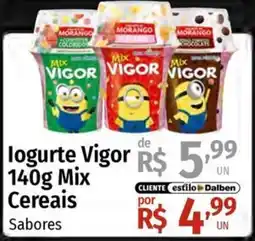 Supermercado Dalben Iogurte vigor mix cereais oferta