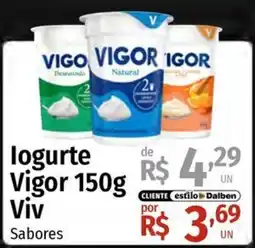 Supermercado Dalben logurte vigor 150g viv sabores oferta