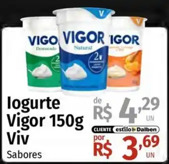 Supermercado Dalben logurte vigor 150g viv sabores oferta