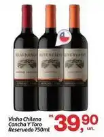 Fort Atacadista Reserva - vinho chileno concha y toro oferta