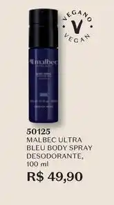 Malbec - ultra bleu body spray desodorante