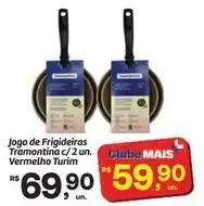 Fort Atacadista De - jogo de frigideiras tramontina c/2 un. vermelho oferta