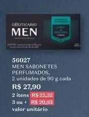 O Boticário O boticario - sabonetes perfumados oferta