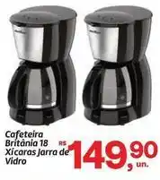 Fort Atacadista De - cafeteira britânia 18 xícaras jarra de vidro oferta