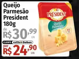 Supermercado Dalben Queijo Parmesão President oferta