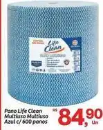 Fort Atacadista Life clean - pano multiuso multiuso azul c/ 600 panos oferta