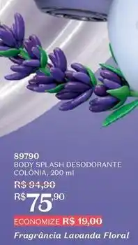 O Boticário Floral - body splash desodorante colônia oferta