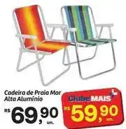 Fort Atacadista Caloi aluminum - cadeira de praia mor oferta