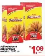 Fort Atacadista Paraná - palito de dente rolico madeira c/ 200 un oferta