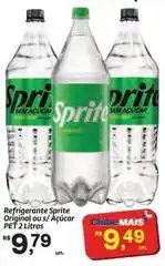 Sprite - refrigerante original ou s/ açúcar