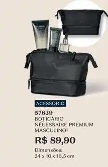 O Boticário Premium - boticario necesaire masculino oferta
