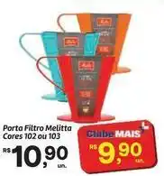 Fort Atacadista Melitta - porta filtro cores oferta